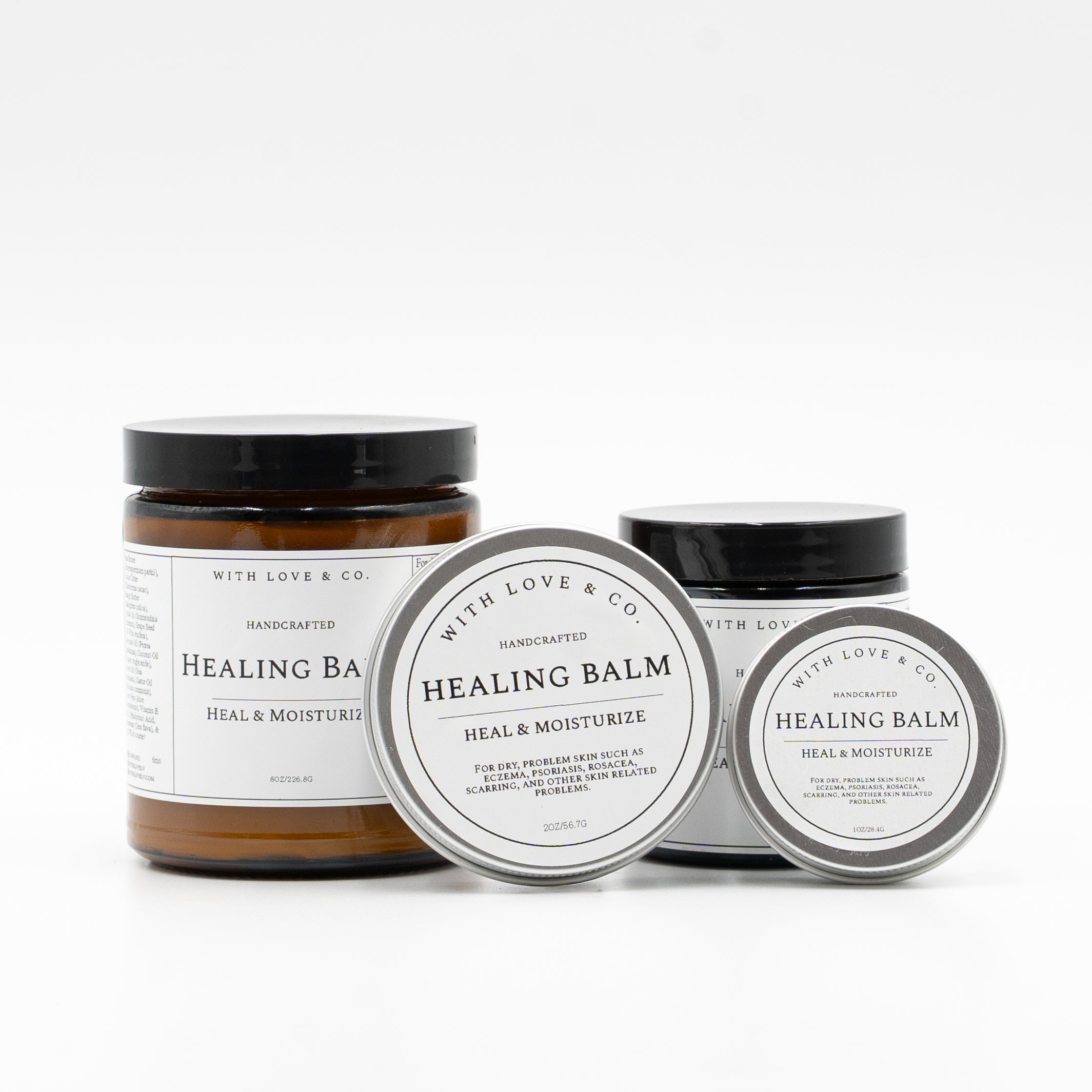 Healing Balm for Eczema, Dry Skin, Diaper Rash & More | With Love & Co ...