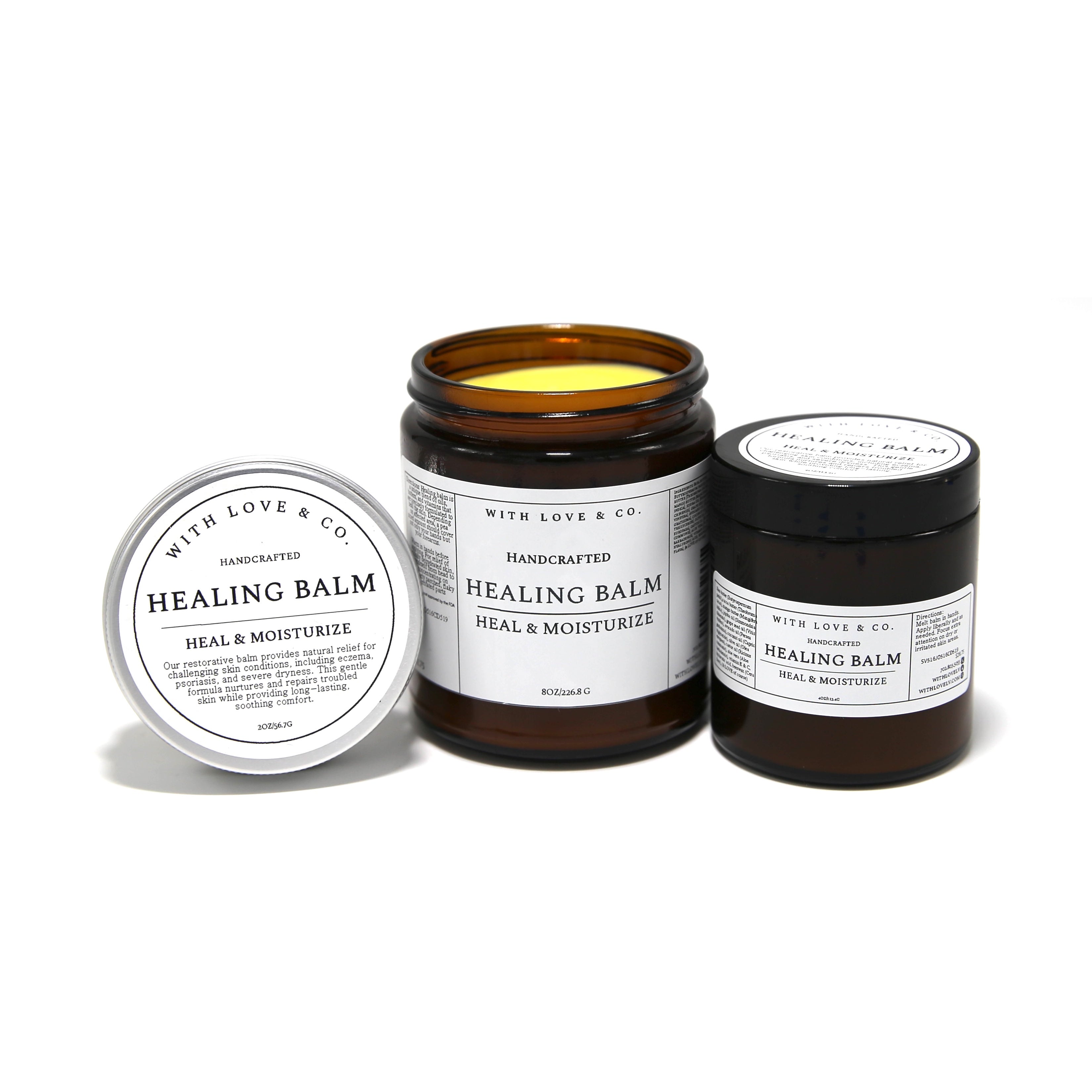Healing Balm for Eczema, Dry Skin, Diaper Rash & More | With Love & Co ...
